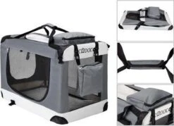 Cadoca Hondentransportbox Opvouwbaar - Maat M -Hondenbenodigdheden Korting 1200x872 5