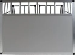 Topmast Autobench Ellipse - XXL - 104 X 91 X 69 Cm - Lichgrijs - Aluminium Reisbench Met Tussenschot - Dubbel - Autobench Voor Hond - Autobenches - Reisbench Hond -Hondenbenodigdheden Korting 1200x885 6