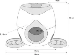Flamingo - Hondenspeelgoed Wilson Interactive - Groen - 29.5 X 18 X 18 Cm -Hondenbenodigdheden Korting 1200x894