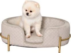 PawHut Huisdierenbank Hondenbank Kattenbank Zacht Rugleuning Metalen Poten Grijs D04-166 10 PawHut Huisdierenbank Hondenbank Kattenbank Zacht Rugleuning Metalen Poten Grijs D04-166 -Hondenbenodigdheden Korting 1200x895 2