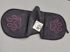 N4dogs – Hondenhanddoek – Honden Handdoek – Microvezel Handdoek – Handdoek Hond – Droogdoek Hond – Dierendeken – Sterk Absorberend – Handdoek Met Zakken - Zwart - 66 X 23 Cm -Hondenbenodigdheden Korting 1200x900 10