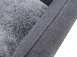 Benzano - Hondenmand - All Season - Wasmachine Wasbaar - Omkeerbaar Kussen - Pluche - Schuimvulling - Grijs - 80 CM -Hondenbenodigdheden Korting 1200x900 14