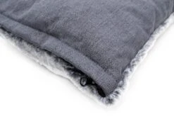 Benzano - Hondenmand - All Season - Wasmachine Wasbaar - Omkeerbaar Kussen - Pluche - Schuimvulling - Grijs - 80 CM -Hondenbenodigdheden Korting 1200x900 15