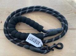 Hondenriem - Luxueux - Nieuw Verstevigd Model – Reflecterend - Voor Grote En Kleine Honden - Duurzaam Touw - Stevige Grip - Honden Trainen – Zwart - 1,50 Meter -Hondenbenodigdheden Korting 1200x900 31