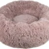 District 70 FUZZ - Hondenmand Comfortabel En Zacht Pluche - Zand, Oudroze, Donkergrijs En Lichtgrijs In S/M/L/XL - Maat: Large, Kleur: Zand