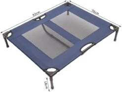 Paws & Claws - Hondenbed - Hondenstretcher - Honden Ligbed - Portable Draagbaar - 92 X 76 X 18 Cm - Blauw 11 Paws & Claws - Hondenbed - Hondenstretcher - Honden Ligbed - Portable Draagbaar - 92 X 76 X 18 Cm - Blauw -Hondenbenodigdheden Korting 1200x906 3