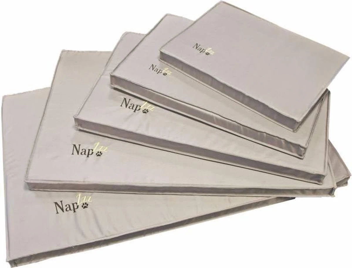 NapZZZ Benchkussen Grijs XL: 105x68x5 Cm 1 NapZZZ Benchkussen Grijs XL: 105x68x5 Cm