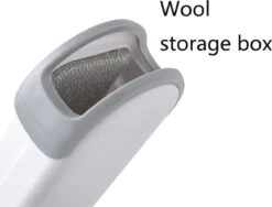 IGOODS - Pet Hair Remover - Hond & Kat Roller Brush - Dubbelzijdig Bont Ontharingsgereedschap Met Zelfreinigende Basis - Reismaatborstel - Voor Kleding - Bank - Tapijt - Autostoel GRIJS -Hondenbenodigdheden Korting 1200x915