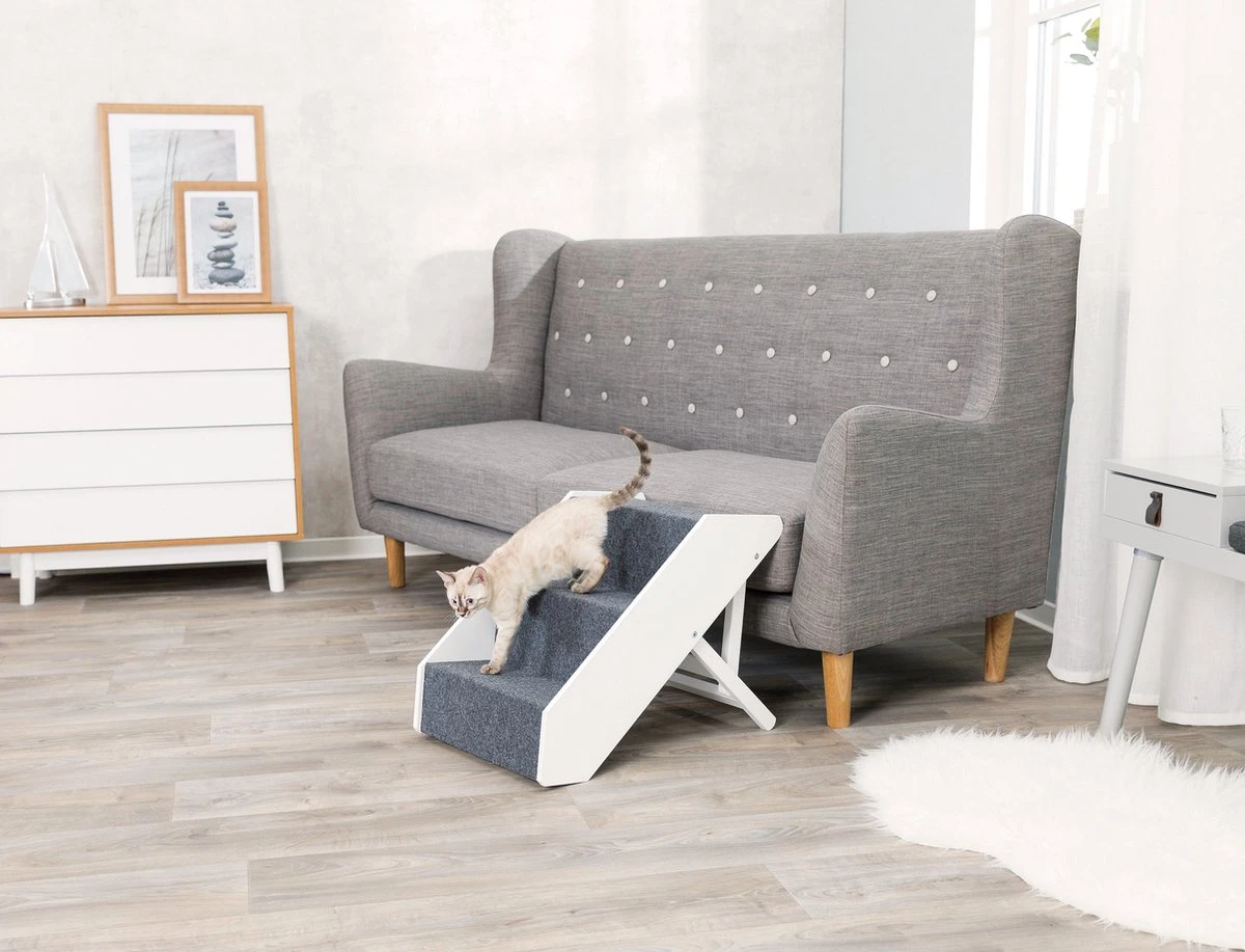 Trixie Trap In Hoogte Verstelbaar Wit - 40X67 CM 5 Trixie Trap In Hoogte Verstelbaar Wit - 40X67 CM - Afbeelding 5