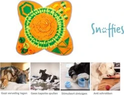 SNUFFIES® Snuffelmat Belle 60x50cm – Snuffelmat – Snuffelmatten - Honden Speelgoed - Honden Speelgoed Intelligentie - Snuffelmat Hond - Snuffelmatten – Hersenwerk – Honden Speeltjes – Puppy - Puppy Speelgoed - Honden Denkspelletjes -Hondenbenodigdheden Korting 1200x918 3