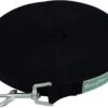 Hondenriem 20 Meter - Lange Lijn - Gerecycled Nylon - Trainingslijn, Speurlijn - 2 Cm Breed - Zwart