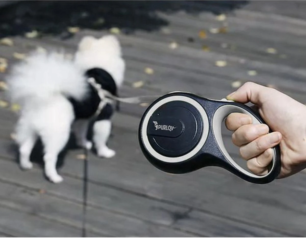 Hondenriem-Looplijn-Zwart/Grijs-8 Meter Oprol-Hond Lijn-Automatisch Rollijn 13 Hondenriem-Looplijn-Zwart/Grijs-8 Meter Oprol-Hond Lijn-Automatisch Rollijn - Afbeelding 13