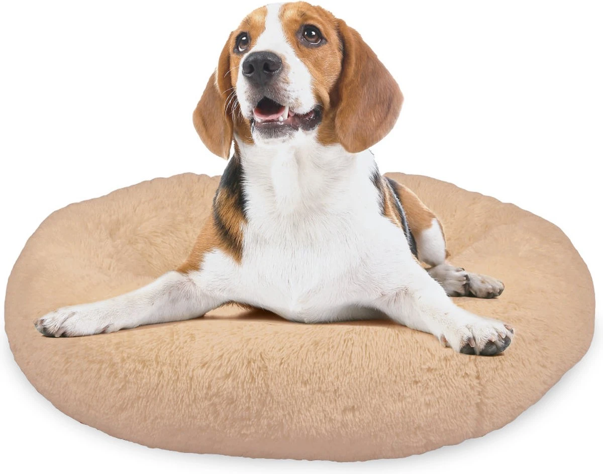 Peaceful Pooch M - Pluizig Hondenbed - 76cm Diameter - Opvouwbaar - In Verschillende Maten. Kattenbed - Wasbaar - Uitneembare Vulling - Ontspant Gewrichten En Spieren - Anti-slip Noppenbodem 1 Peaceful Pooch M - Pluizig Hondenbed - 76cm Diameter - Opvouwbaar - In Verschillende Maten. Kattenbed - Wasbaar - Uitneembare Vulling - Ontspant Gewrichten En Spieren - Anti-slip Noppenbodem