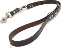 Verstelbare Trainingslijn Leer - 2 Meter - Bruin - Politielijn - Hondenriem - Hoge Kwaliteit Leer - Trainingslijn - Ambachtelijk Gemaakt In Portugal -Hondenbenodigdheden Korting 1200x950 3