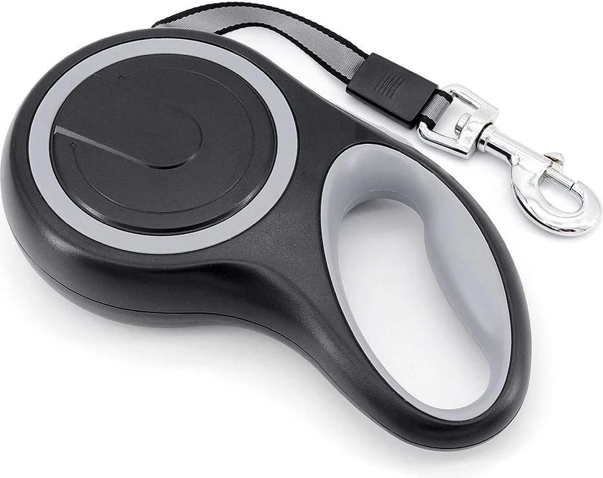 IGOODS - Uitlaatriem - Honden Riem - Katten Riem - Uitlaatriem Voor Dieren Rollijn - Hondenriem - 5 Meter Lang - Grijs 9 IGOODS - Uitlaatriem - Honden Riem - Katten Riem - Uitlaatriem Voor Dieren Rollijn - Hondenriem - 5 Meter Lang - Grijs - Afbeelding 9