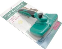 ElegaPet Hondenborstel Groen - Hondenhaar Verwijderen - Kat En Hondenkam - Slickerborstel Hond En Kat - Groomer - Ondervacht Kam Hond - Borstel Hond - Hondenborstel Langharig En Kortharig - Slickerborstel - Anti Klit/Knopen/Huidschilfers -Hondenbenodigdheden Korting 1200x958