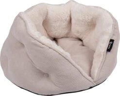District 70 TUCK - Luxe & Comfortabele Mand Kleine Honden - Terra, Donkergrijs & Zand - 50x50x30 Cm - Zand -Hondenbenodigdheden Korting 1200x961 2