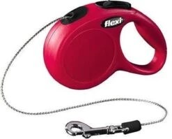 Flexi New Classic Koord - Hondenriem - Rood - S - 8 M - (<12 Kg) -Hondenbenodigdheden Korting 1200x969 1