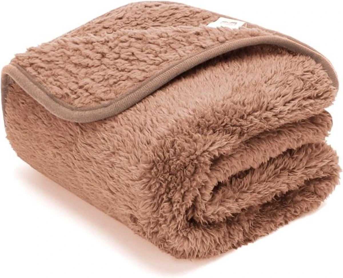Nobleza Dierendeken - Pluche Deken - Hondendeken - Kattendeken - Deken Hond - Deken Kat - Dierendeken - Bruin - Maat L 1 Nobleza Dierendeken - Pluche Deken - Hondendeken - Kattendeken - Deken Hond - Deken Kat - Dierendeken - Bruin - Maat L
