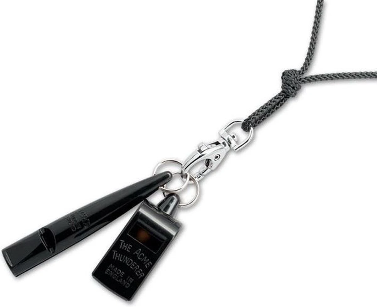 ACME Hondenfluitset 211,5 + 560 + Koord Zwart 1 ACME Hondenfluitset 211,5 + 560 + Koord Zwart