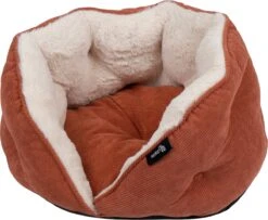 District 70 TUCK - Luxe & Comfortabele Mand Kleine Honden - Terra, Donkergrijs & Zand - 50x50x30 Cm - Zand -Hondenbenodigdheden Korting 1200x988 1