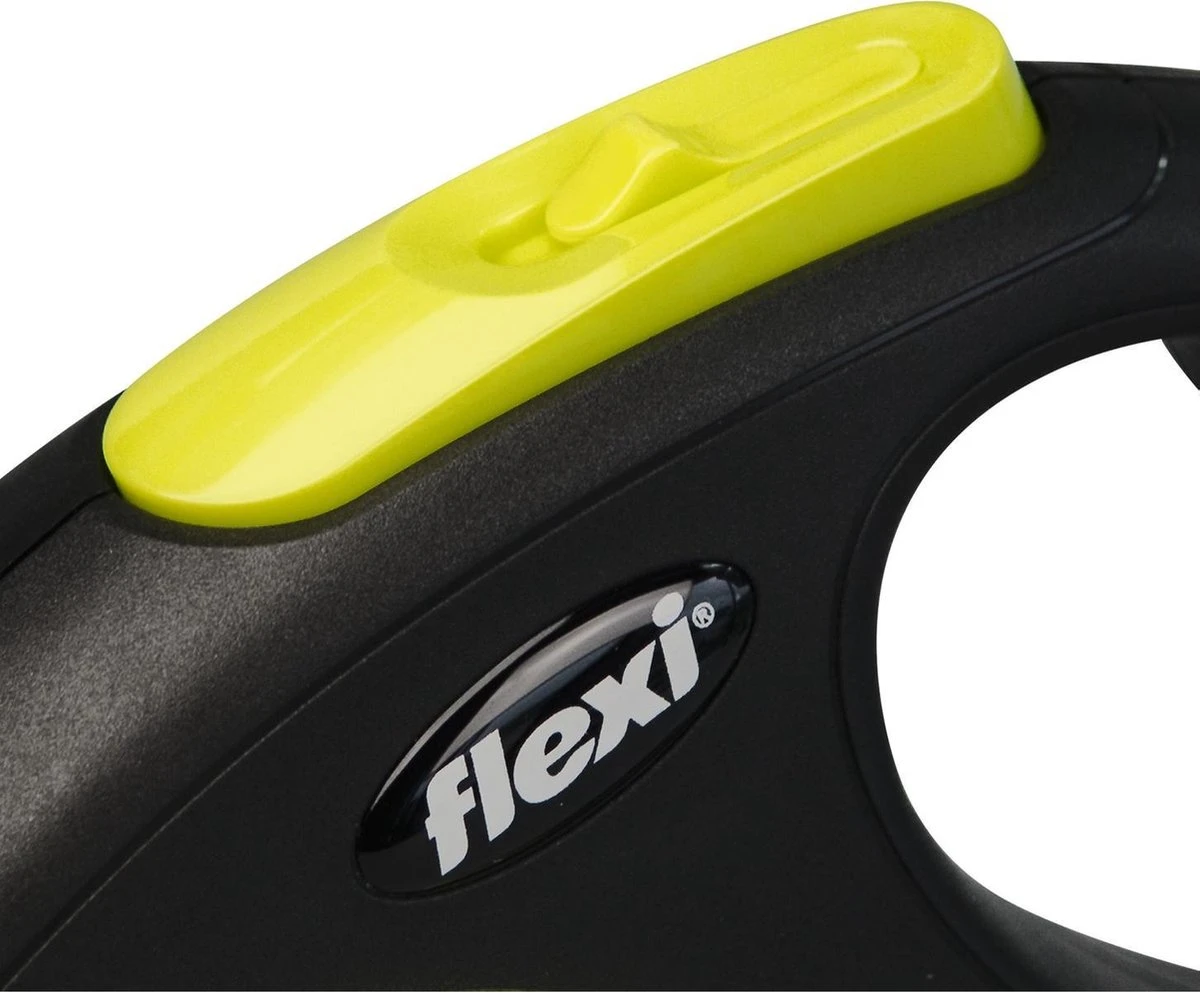 Flexi New Classic - Hondenriem Incl. Neon Band - Geel - S - 5 M - (<12 Kg) 2 Flexi New Classic - Hondenriem Incl. Neon Band - Geel - S - 5 M - (<12 Kg) - Afbeelding 2