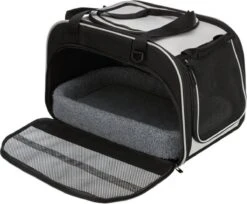 TRIXIE Huisdierenwoon- En Transporttas Valery Zwart En Grijs -Hondenbenodigdheden Korting 1200x993 5