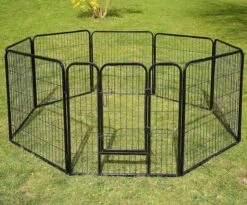 Topmast Premium Puppyren - Zwart - Hondenren - Opvouwbaar - 80 Cm Hoog - Binnen - Voor Puppy's En Honden -Hondenbenodigdheden Korting 1200x995 12