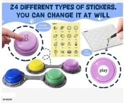 XDT Praatknoppen 4 Stuks - Opneembare Knoppen - Hondentraining 6 XDT Praatknoppen 4 Stuks - Opneembare Knoppen - Hondentraining -Hondenbenodigdheden Korting 1200x995 17