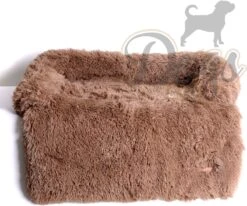 Dogs&Co Zachte Fluffy Hondenmat Voor Bank Maat S Khaki 75x75cm - HONDENMAND -Hondenbenodigdheden Korting 1200x999 1