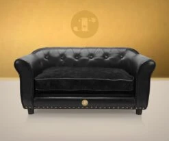 Luxe Hondensofa - ENJOYMENT - Zwart -Hondenbenodigdheden Korting 1200x999 4