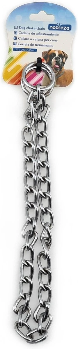 Nobleza Slipketting Hond - Sliphalsband - Trainingshalsband - Hondenketting - Maat L 1 Nobleza Slipketting Hond - Sliphalsband - Trainingshalsband - Hondenketting - Maat L