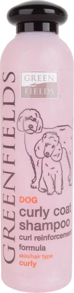 Greenfields - Hondenshampoo Voor Krullende Vacht - Extra Volume En Goede Doorkambaarheid - 270 Ml - Hondenshampoo Krullende Vacht -Hondenbenodigdheden Korting 306x1200
