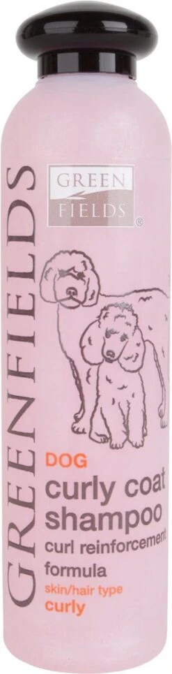 Greenfields - Hondenshampoo Voor Krullende Vacht - Extra Volume En Goede Doorkambaarheid - 270 Ml - Hondenshampoo Krullende Vacht