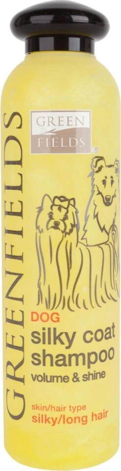Greenfields Hondenshampoo Voor Langharige Vacht - Zorgt Voor Een Zijdezachte Glanzende Vacht - Inhoud 270 Ml - Hondenshampoo Langharige Vacht -Hondenbenodigdheden Korting 308x1200 1
