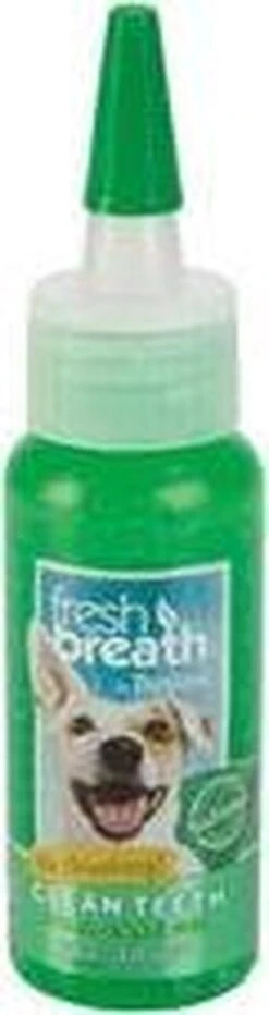 Tropiclean Fresh Breath Clean Teeth Oral Care Gel - Gebitsverzorging - Mint 59 Ml -Hondenbenodigdheden Korting 318x1200