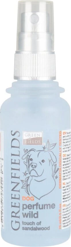 Hondenparfum Spray In 4 Geuren - Greenfields - Alchoholvrije En PH Neutrale Formule Tegen Onaangename Geurtjes - 50ml - Exotic -Hondenbenodigdheden Korting 347x1200