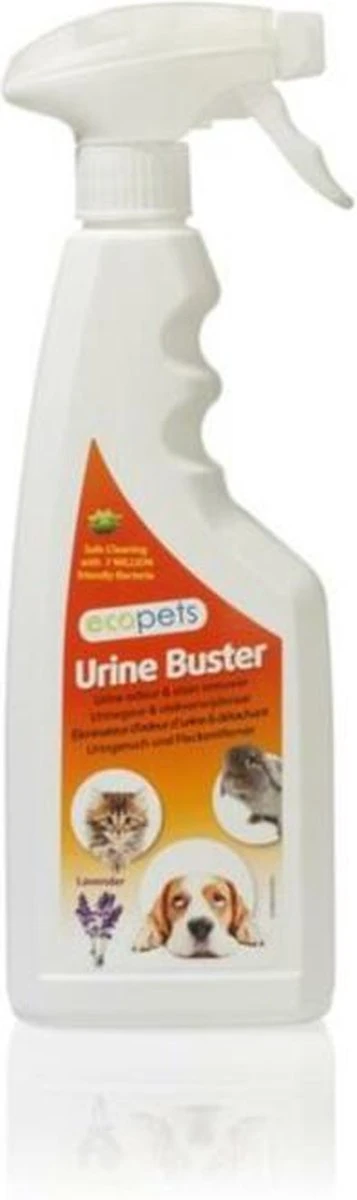 Ecopets UrineBuster Urinegeur Verwijderaar Lavendel 500 Ml (ecopet) 1 Ecopets UrineBuster Urinegeur Verwijderaar Lavendel 500 Ml (ecopet)