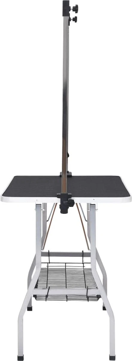 VIDAXL Hondentrimtafel Verstelbaar Met 2 Lussen En Opbergschap 4 VIDAXL Hondentrimtafel Verstelbaar Met 2 Lussen En Opbergschap - Afbeelding 4