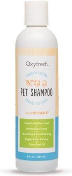 Oxyfresh Pets Hondenshampoo & Kattenshampoo - 237ml - Diervriendelijke Shampoo Voor Honden En Katten Zonder Irriterende Bestanddelen -Hondenbenodigdheden Korting 493x1200