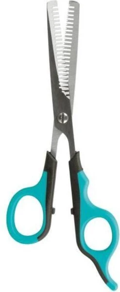 Trixie Effileerschaar Dubbelzijdig Kunststof / Rvs 16 Cm