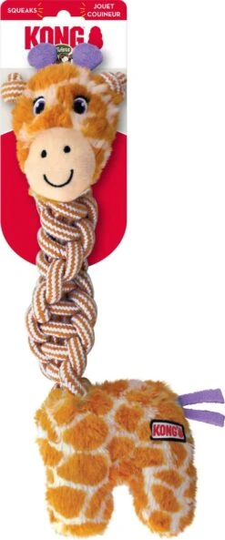 KONG Knots Twists – Hondenspeelgoed Met Touw – Kauwspeeltje – Flostouw – Exta Sterk – Met Pieper - Md/Lg -Hondenbenodigdheden Korting 500x1200 2