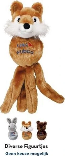 Kong Wubba Friend - Hondenspeelgoed - Assorti - M - 24,4 X 12,7 X 8,4 Cm -Hondenbenodigdheden Korting 500x1200 3