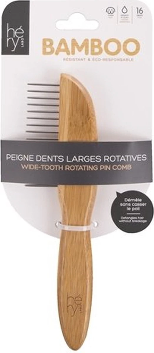 Hery Labo Kam Grof Met Roterende Tanden Bamboe 1 Hery Labo Kam Grof Met Roterende Tanden Bamboe