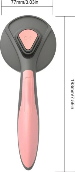 Pakeway T9 - Kattenborstel - Zelfreinigende Kattenkam - Roze - Massageborstel - 19,3 Cm -Hondenbenodigdheden Korting 527x1200 1