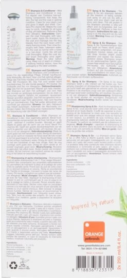 Greenfields Vacht Verzorging Set Voor Honden Shampoo, Conditioner & Droogshampoo -Hondenbenodigdheden Korting 548x1200