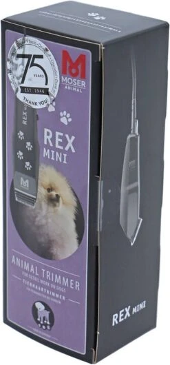 Moser Rex Mini Trimmer -Hondenbenodigdheden Korting 559x1200