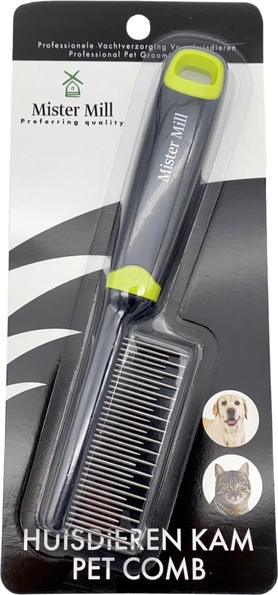 Mister Mill Hondenkam Langhaar Kortharig - Kattenkam - Ruikam - Klittenkam Hond/Kat 5 Mister Mill Hondenkam Langhaar Kortharig - Kattenkam - Ruikam - Klittenkam Hond/Kat - Afbeelding 5