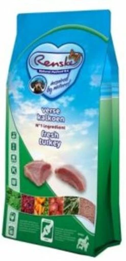 Renske Super Premium Senior Kalkoen Graanvrij 12 KG -Hondenbenodigdheden Korting 581x1200