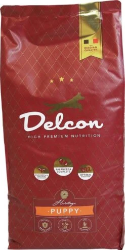 Delcon - Premium Hondenvoer - Puppy - 12kg 10 Delcon - Premium Hondenvoer - Puppy - 12kg -Hondenbenodigdheden Korting 600x1200 2